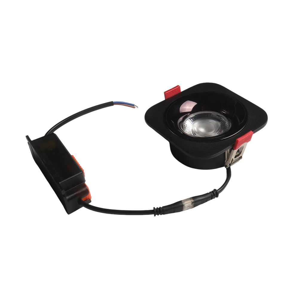 IMG_0201 (1) سبوت لايت MANTA COB CD2373 10W 3CCT BK+BK - الصورة 1