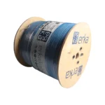 واير انترنت تركي مسلح ERKA CAT6 A // SFTP // = HF =  رقم 99  ازرق مميز مقاوم للحريق 23AWG  حرف A  الطول 500 متر - Image 2