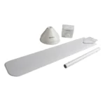 ⁦مروحة سقفية ابيض رنك ذهبي AKKO ST. 86460⁩ - الصورة ⁦2⁩