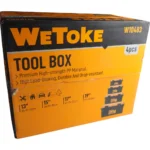 ⁦سيت حقيبة بوكس بلاستك عدة  4 قطعة 13-15-17-19 انج   WETOKE W10483⁩ - الصورة ⁦2⁩