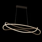 ⁦تعليق HOROZ 019 079 0100  100W BLACK 3CCT⁩ - الصورة ⁦2⁩