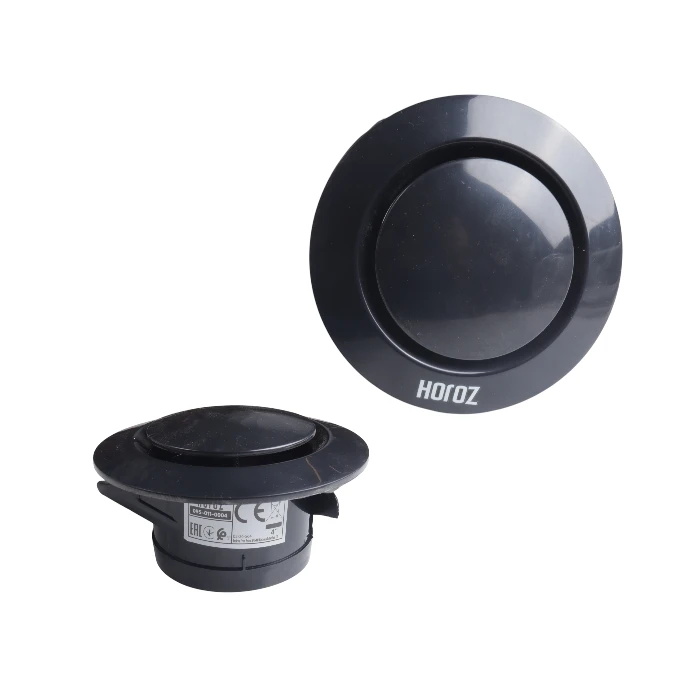 غلاف نهاية انبوب 4 انج اسود HOROZ 095 011 0004  4INCH BLACK AIR GRILL