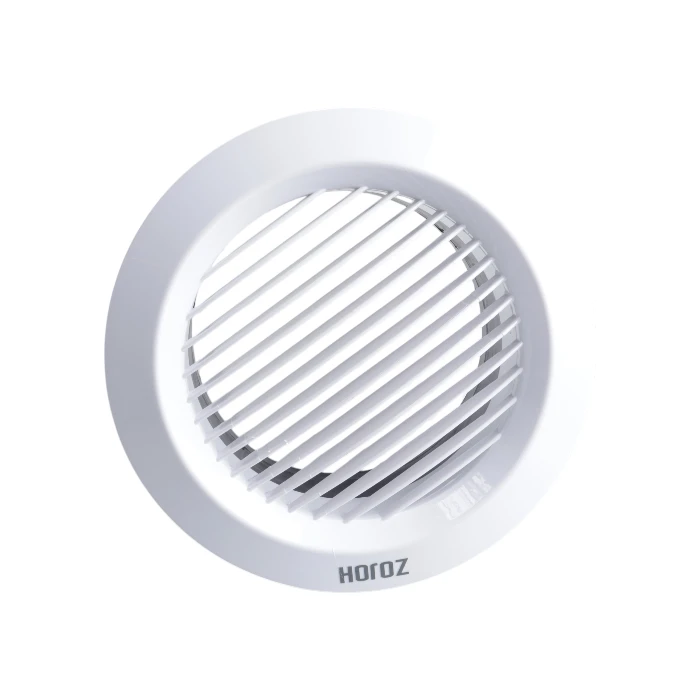 غلاف نهاية انبوب 6 انج ابيض HOROZ 095 012 0006  6INCH WHITE AIR GRILL
