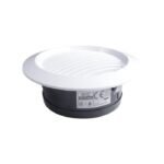 ⁦غلاف نهاية انبوب 6 انج ابيض HOROZ 095 012 0006  6INCH WHITE AIR GRILL⁩ - الصورة ⁦2⁩