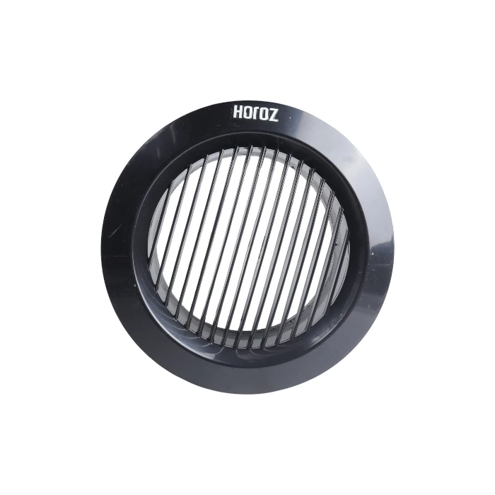 غلاف نهاية انبوب 6 انج اسود HOROZ 095 012 0006  6INCH BLACK AIR GRILL