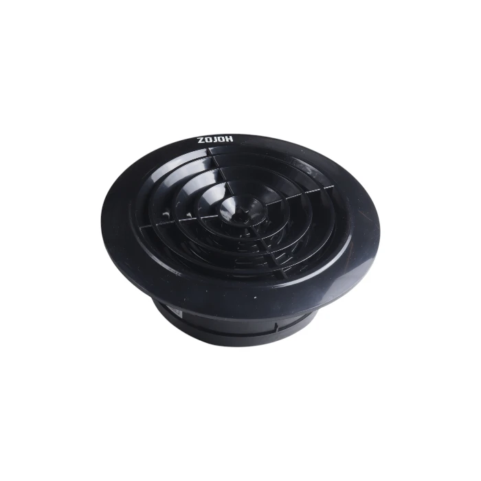 غلاف نهاية انبوب 6 انج اسود HOROZ 095 013 0006  6INCH BLACK AIR GRILL