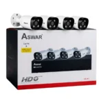 كت كامرات مراقبة جديد اي بي AS-HDQ5+KIT4A  5MP,IP,4AUDIO, 1HDD UP TO 10TB 5 IN 1 NVR