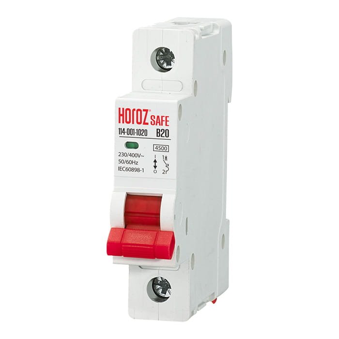 جوزة هوروز HOROZ 114 001 1016 B 4.5KA MCB 1*16AMP
