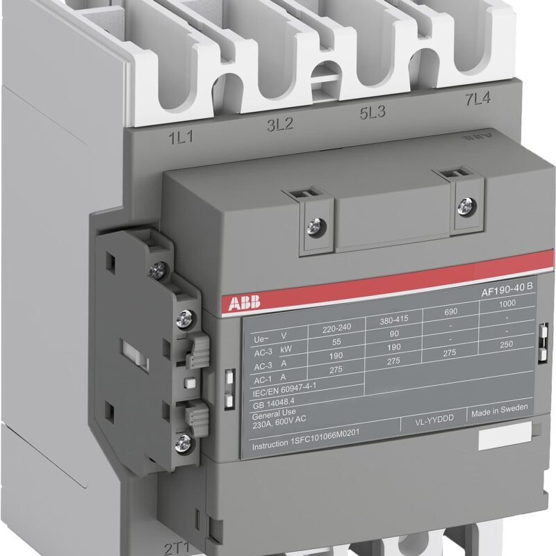 كونتكتر رباعي كويل متغير ABB AF190-40-11-13 / 275AMP