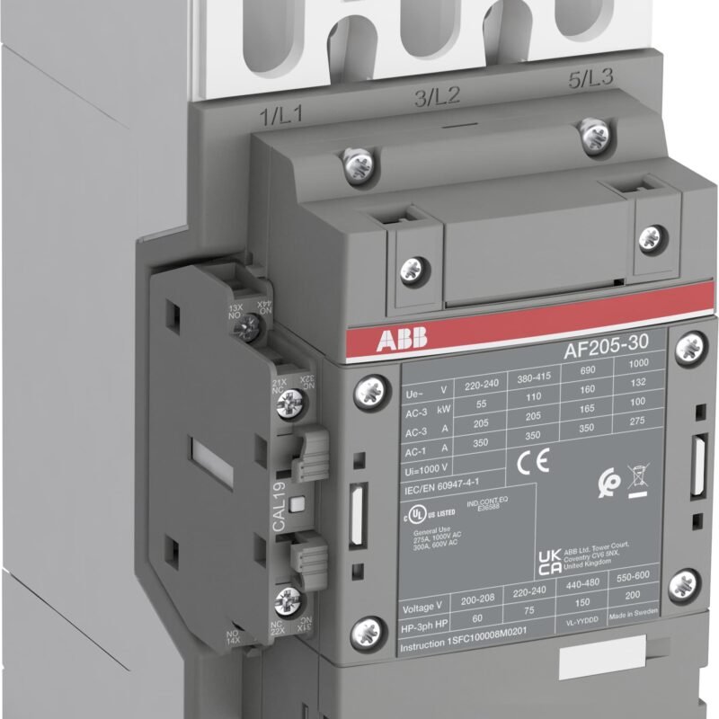 كونتكتر ثلاثي كويل متغير ABB 55 KW AF205-30 / 350AMP