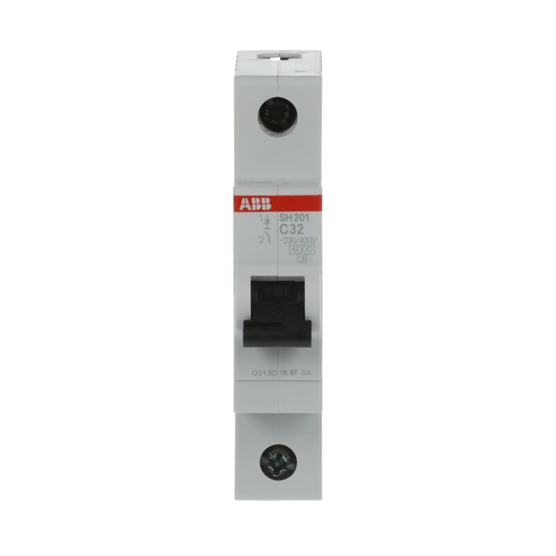 جوزة مفردة ABB SH201-C32 MCB 1 POLE 32 AMP
