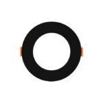 بنل دفن الاطار اسود HOROZ 016 087 0006 6W- 3CCT BLACK سويج محولة داخلية