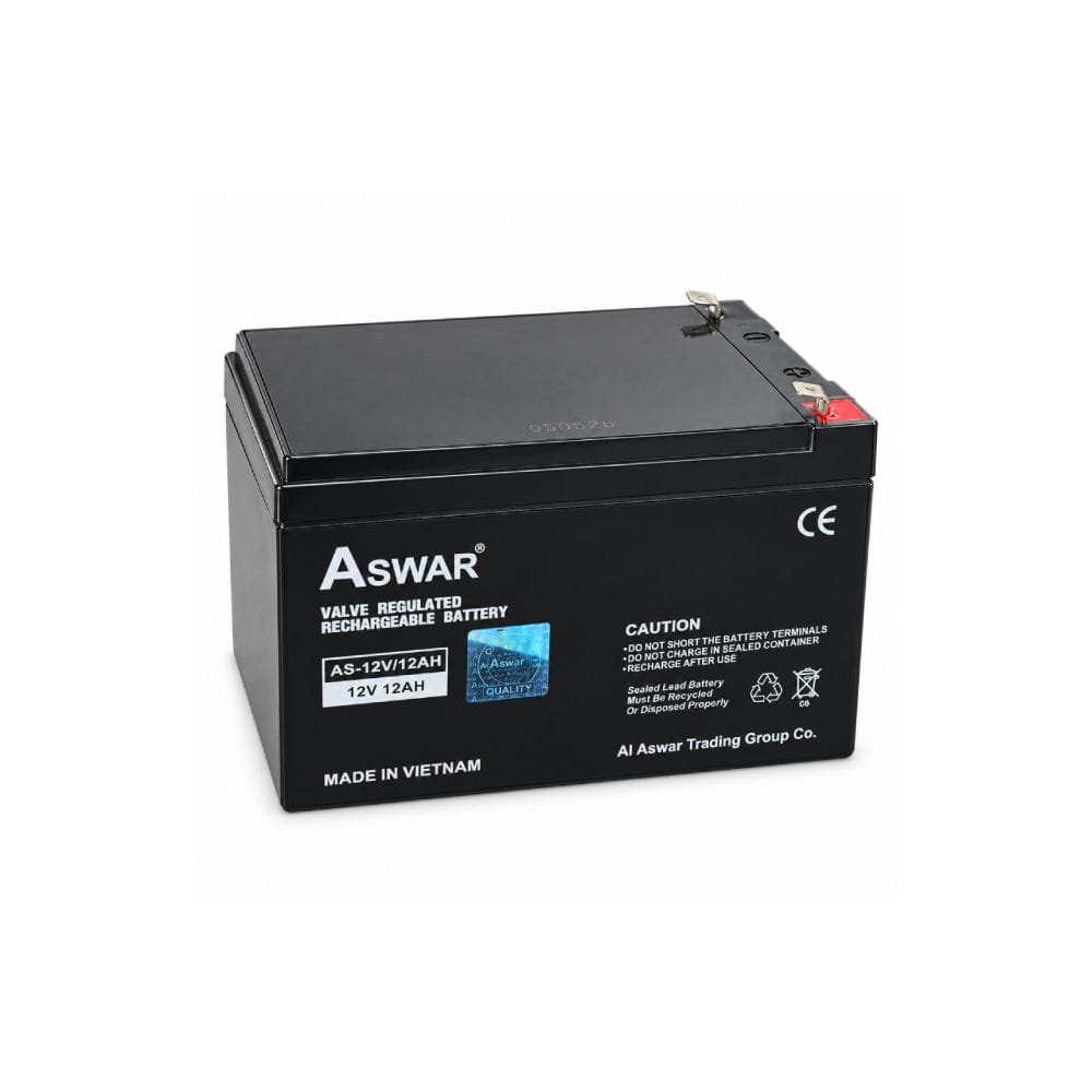 Aswar AS-12V/12AH بطارية اسوار ASWAR 12V-12A