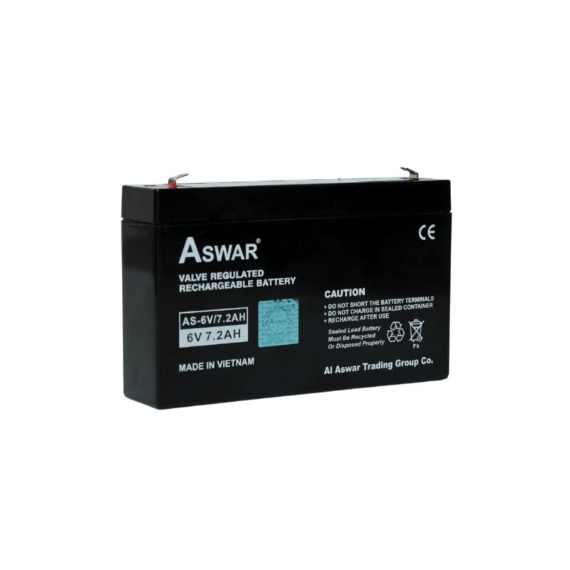 بطارية اسوار ASWAR 6V-7.2A