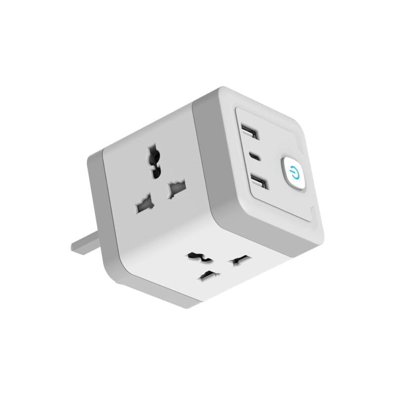 تقسيم اسوار 3 منافذ للشحن 4 بلك - AS-AD-S13A/3USB