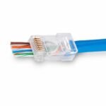 فيشة انترنت شفاف جديد MORRELL RG45 CAT 6 CU-CAD-PLU6-U3-EZ STP