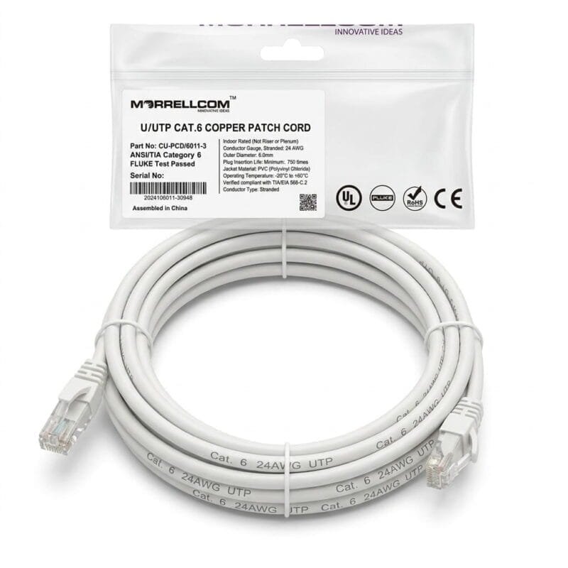 واير انترنت 3متر MORRELL CU-PCD/6011-3 UTP