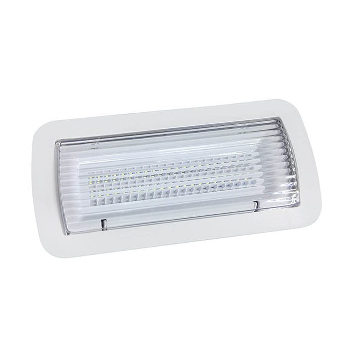 لايت شحن طوارئ مع لواصق خروج الطوارئ HOROZ 084 043 0008 EMERGENCY EXIT LAMP مهم في جميع المباني العامة