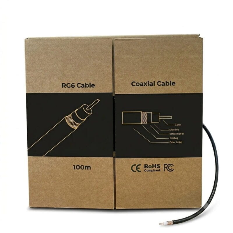 MORRELL, RG6 COAXIAL CABLECU 100% , 100M ML-RG6-100A