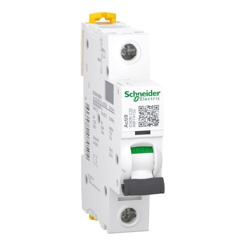 جوزة 6 كيلو شنايدر A9F74132 ACTI9 IC60N 1P 32A schneider